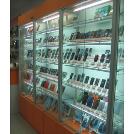 Торговое оборудование для мобильных телефонов алюминиевый профиль МТА-40