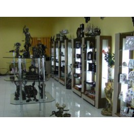 Мебель для сувенироного магазина стеклянные стойки и витрины МТД-42 