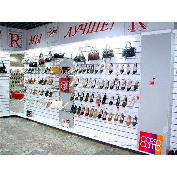 Эконом панели в магазин женской обуви МТЭ-32 Торговое оборудование в Киеве